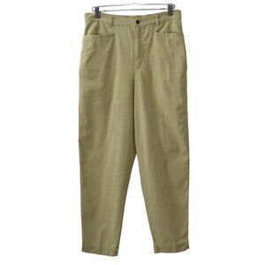 Lizwear Cotton Pants Womens Size 14P Beige Vintage Deadstock